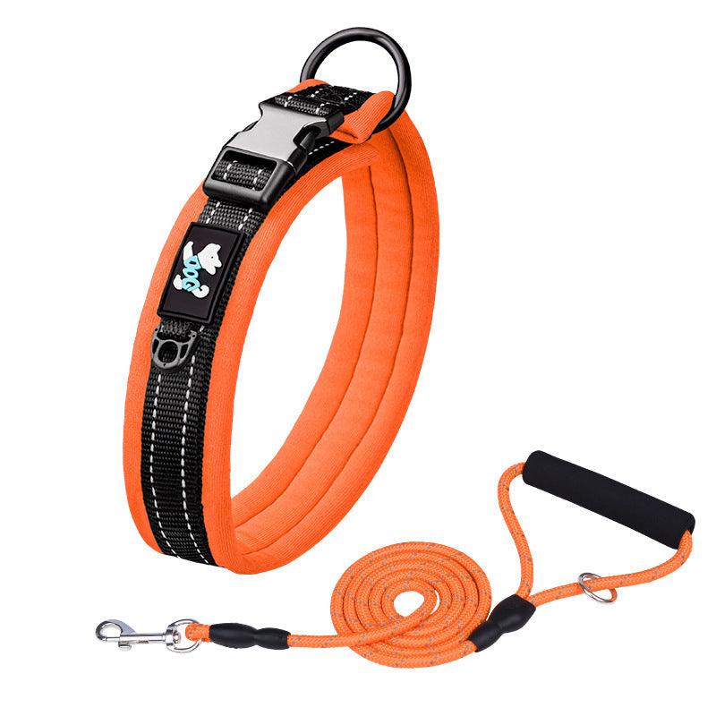 Pet Nylon Reflective Collar Leash Set - Weird Wembley's Leashes & Collars 