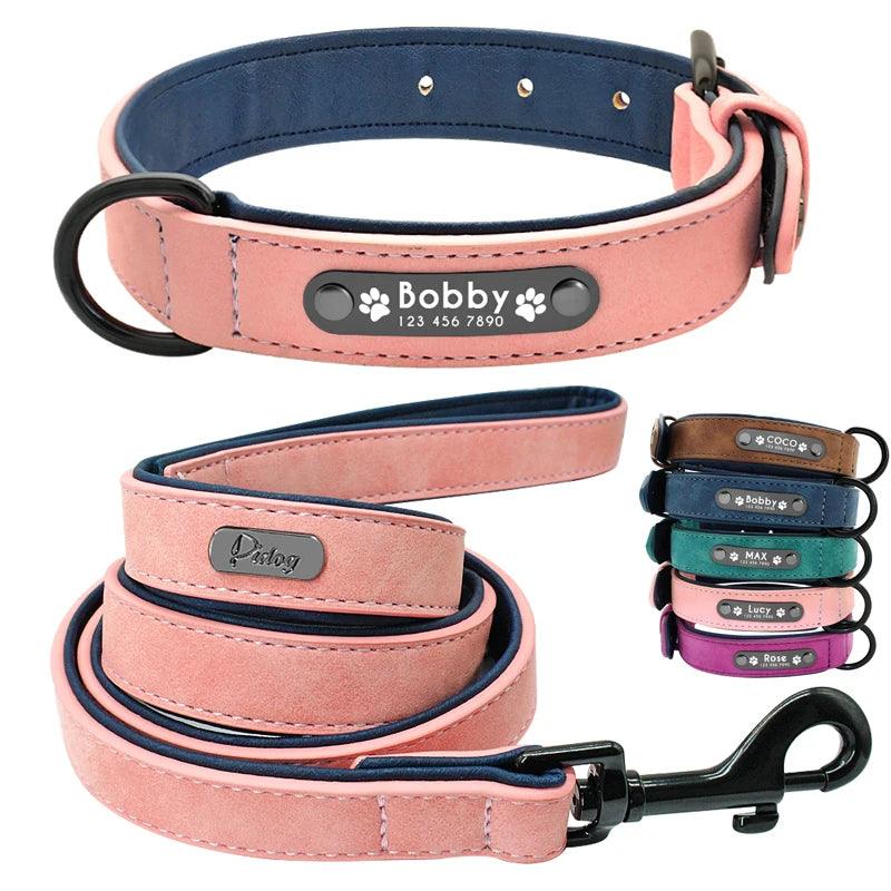 Custom Durable Leather Dog Collars and Leashes - Weird Wembley's Leashes & Collars 