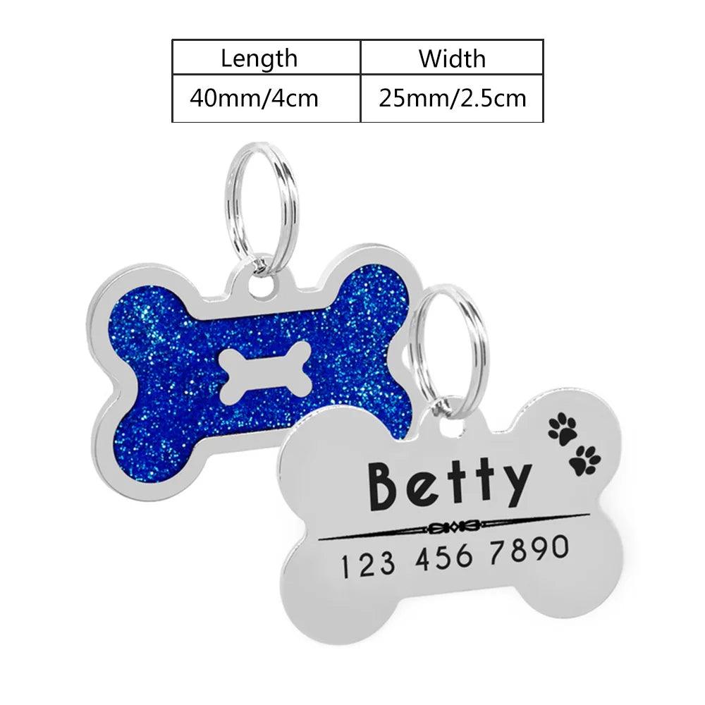 Personalized Dog ID Tags - Weird Wembley's Leashes & Collars 