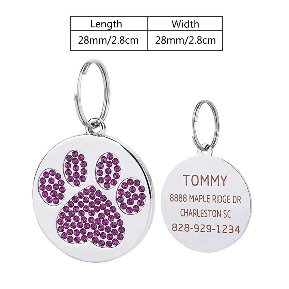 Personalized Dog ID Tags - Weird Wembley's Leashes & Collars 