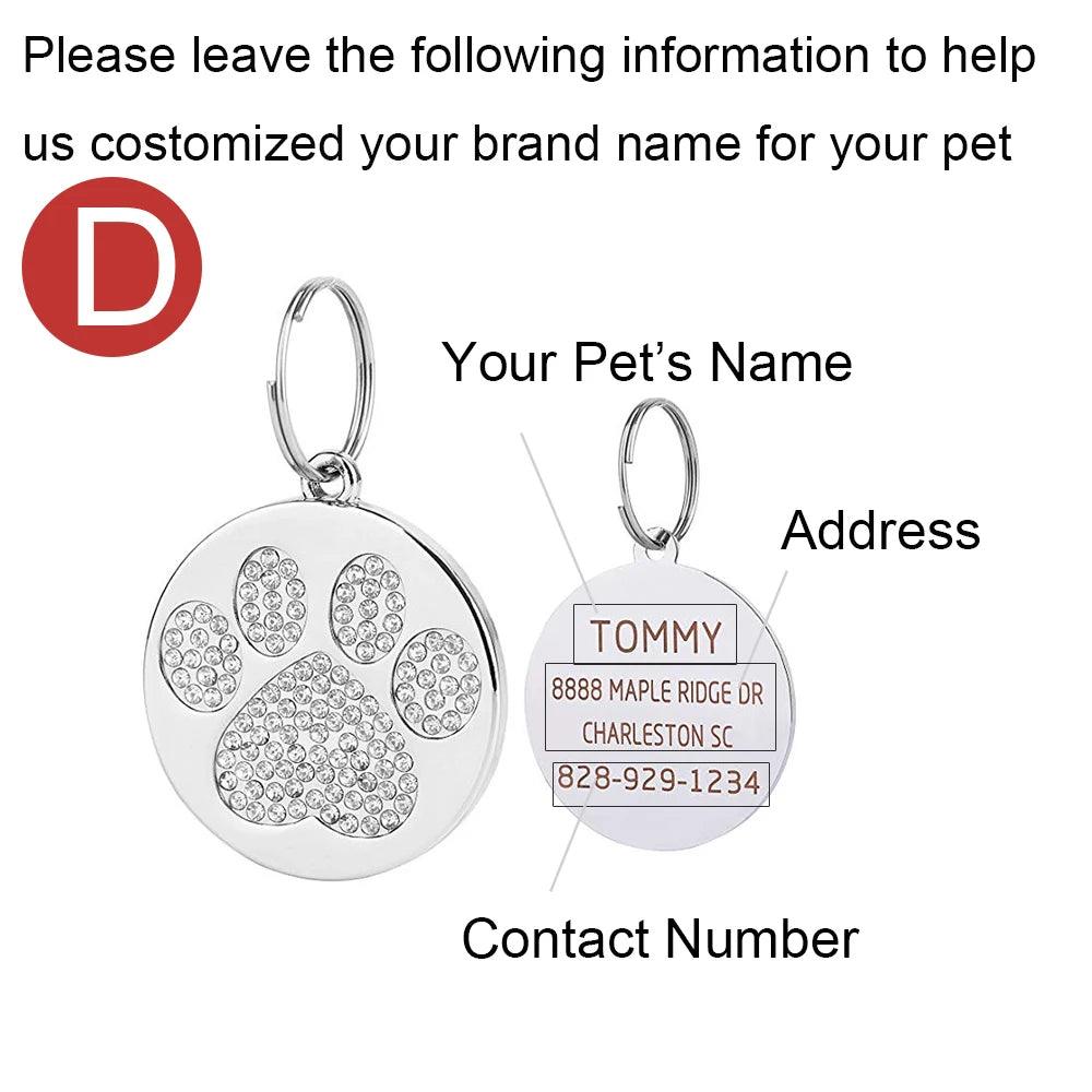 Personalized Dog ID Tags - Weird Wembley's Leashes & Collars 