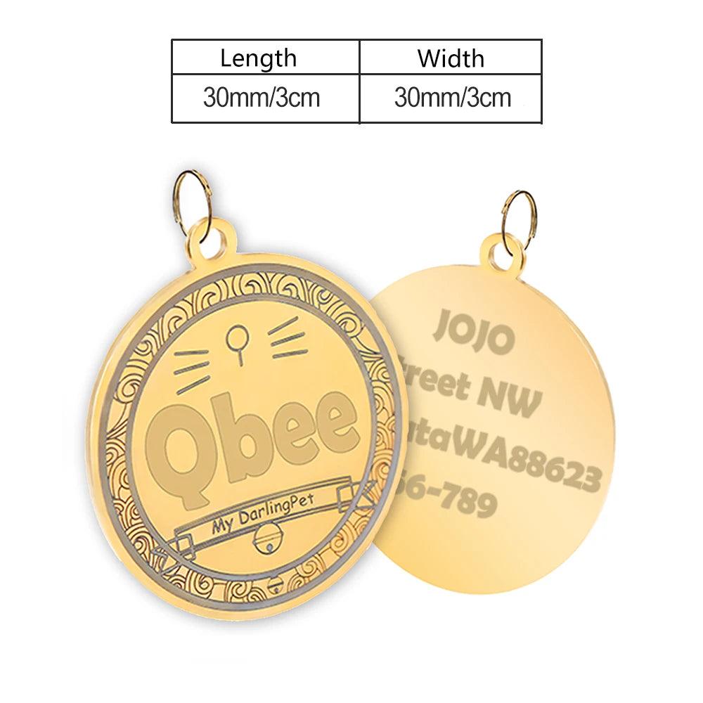 Personalized Dog ID Tags - Weird Wembley's Leashes & Collars 