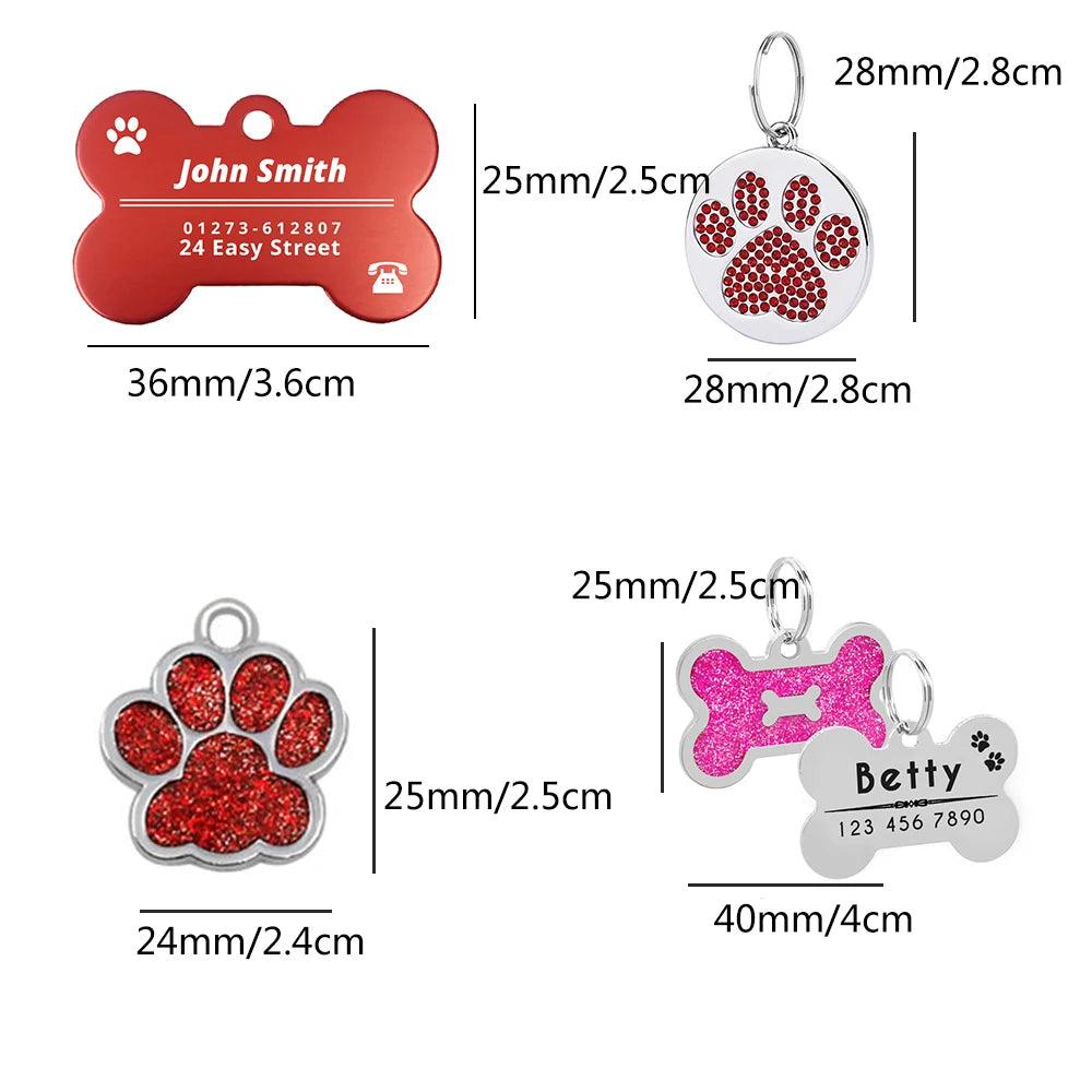 Personalized Dog ID Tags - Weird Wembley's Leashes & Collars 