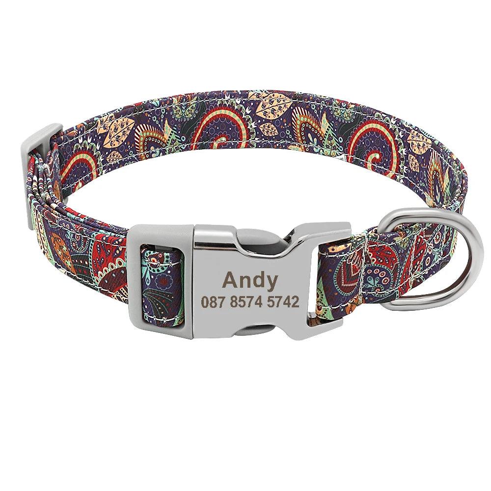 Custom Engraved Dog Collar - Weird Wembley's Leashes & Collars 