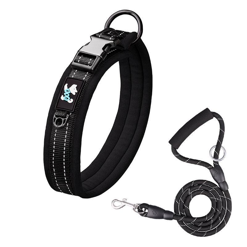 Pet Nylon Reflective Collar Leash Set - Weird Wembley's Leashes & Collars 