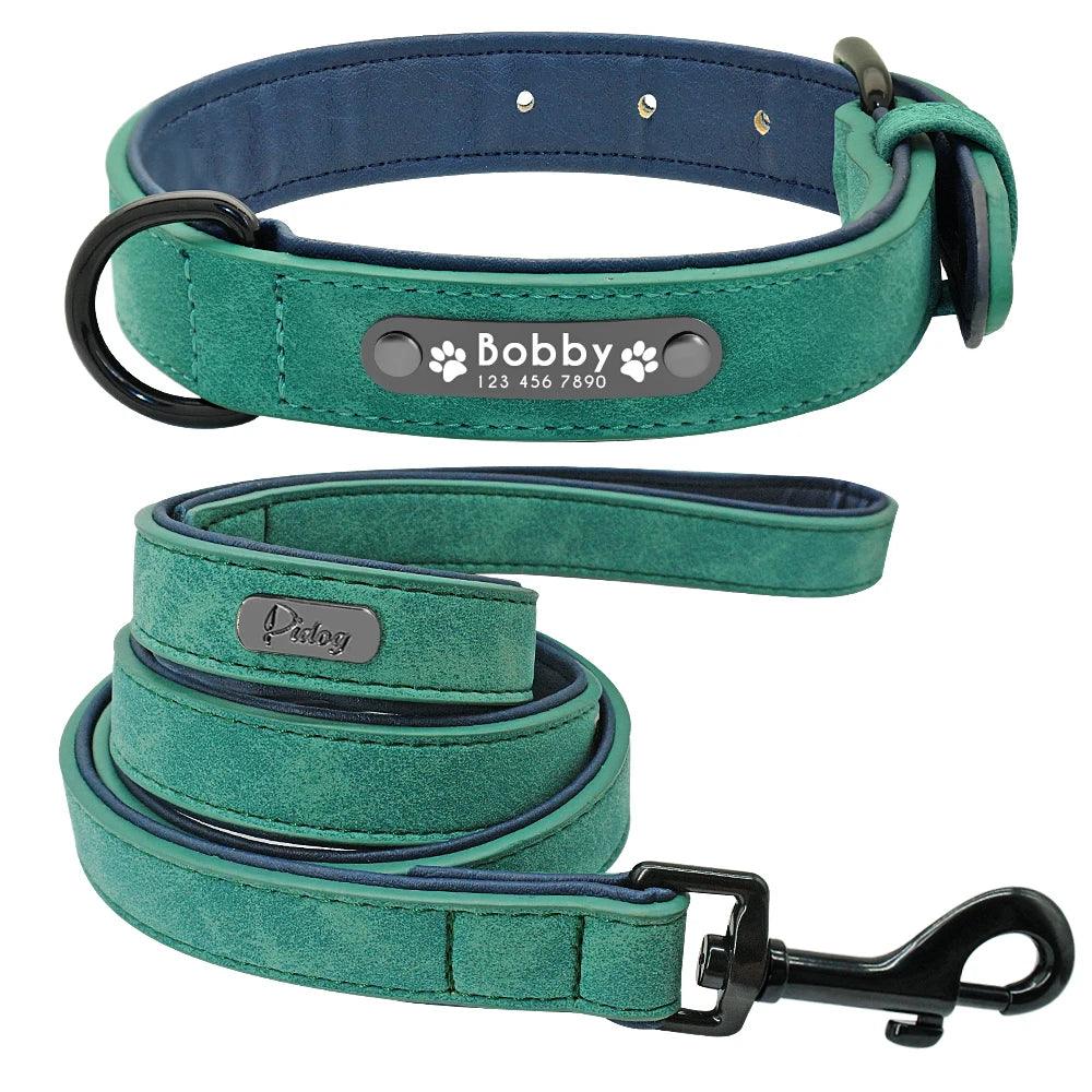 Custom Durable Leather Dog Collars and Leashes - Weird Wembley's Leashes & Collars 