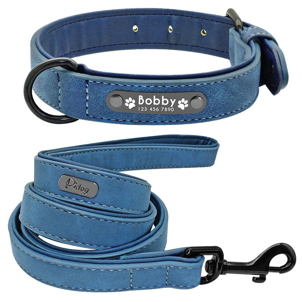 Custom Durable Leather Dog Collars and Leashes - Weird Wembley's Leashes & Collars 