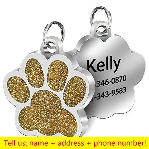 Personalized Pet ID Tags - Weird Wembley's Leashes & Collars 