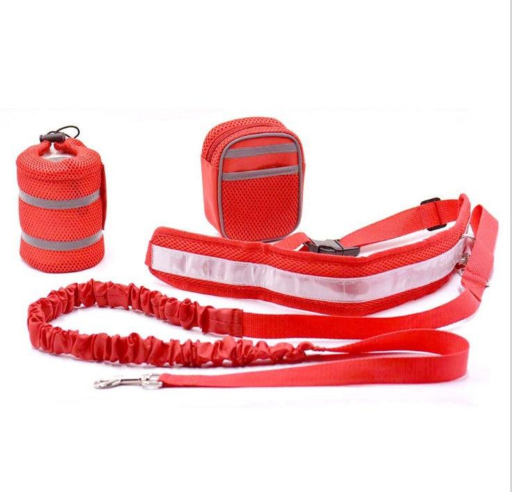 Adjustable Hands Free Dog Leash - Weird Wembley's Leashes & Collars 