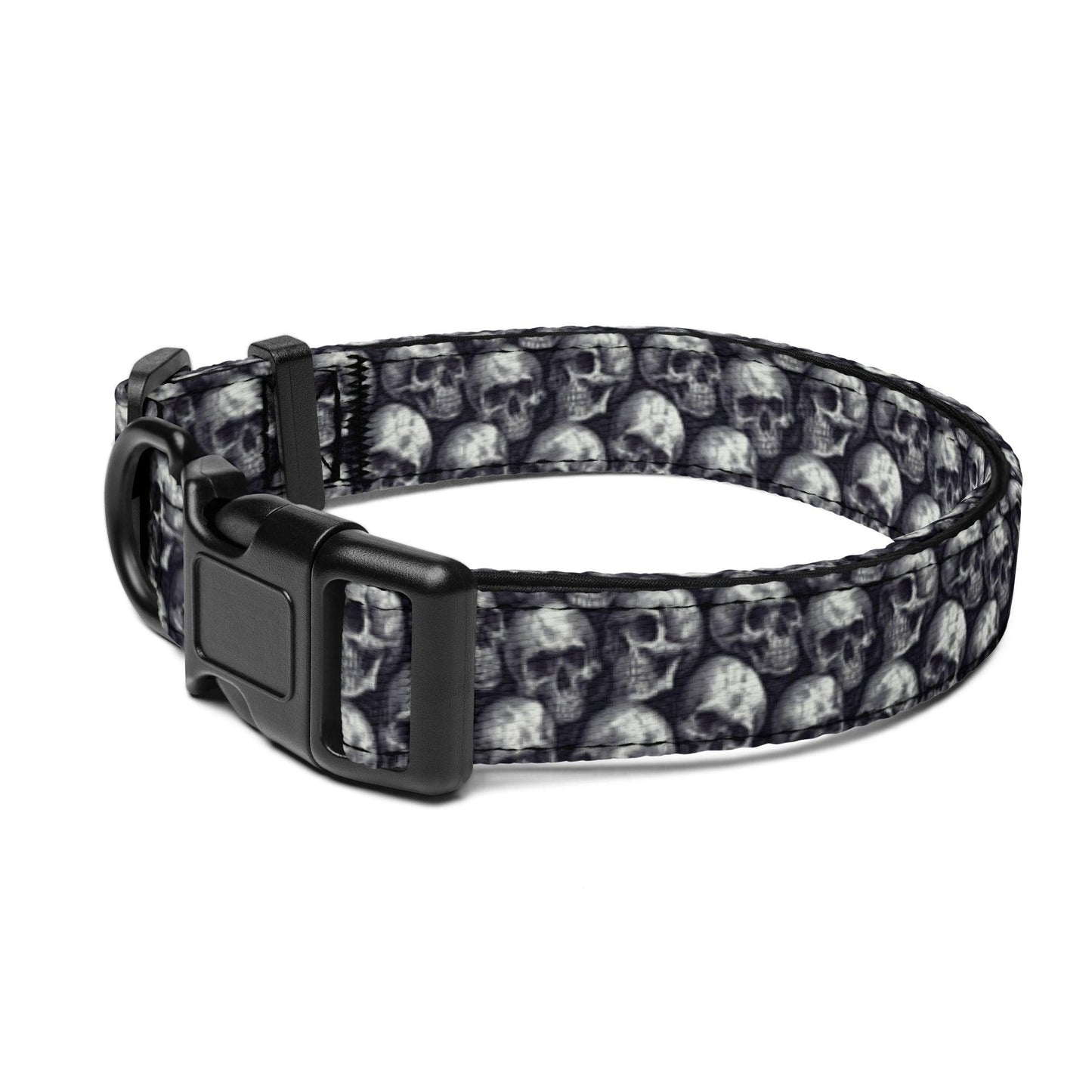 Dog Collar with Skulls Ships Free - Weird Wembley's Leashes & Collars 