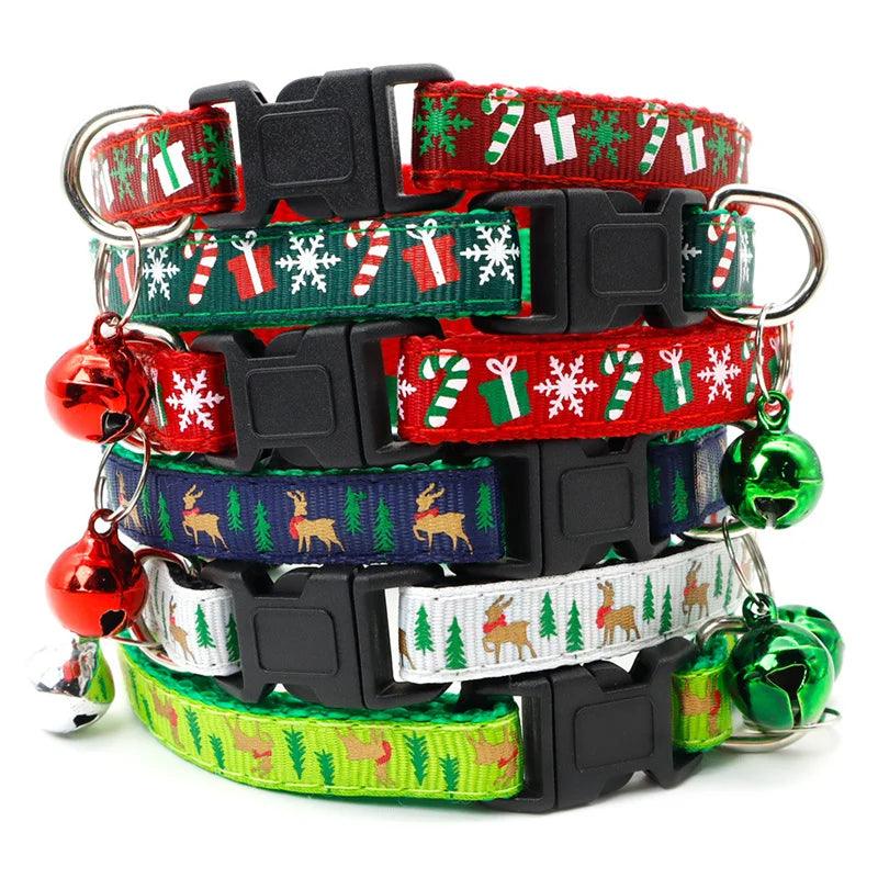 Christmas Safety Cat Collar - Weird Wembley's Leashes & Collars 