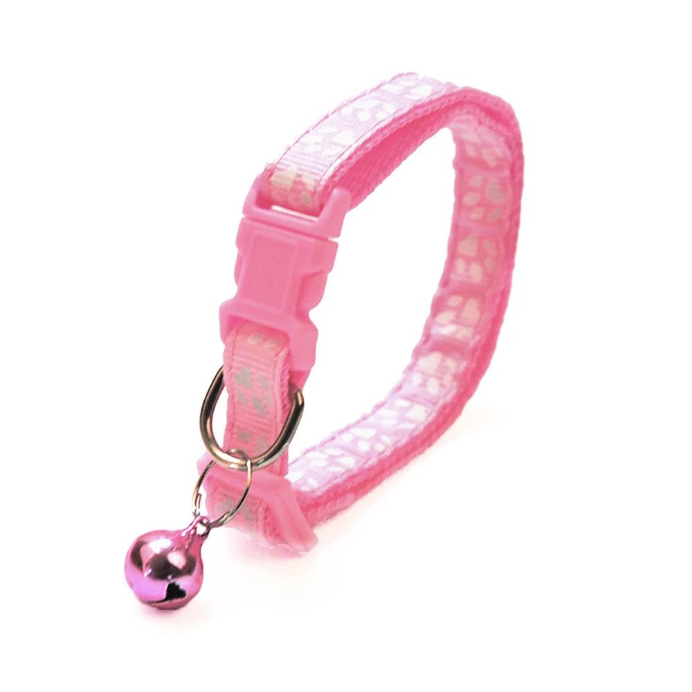 Reflective Safety Breakaway Cat Collar with Bell - Weird Wembley's Leashes & Collars 