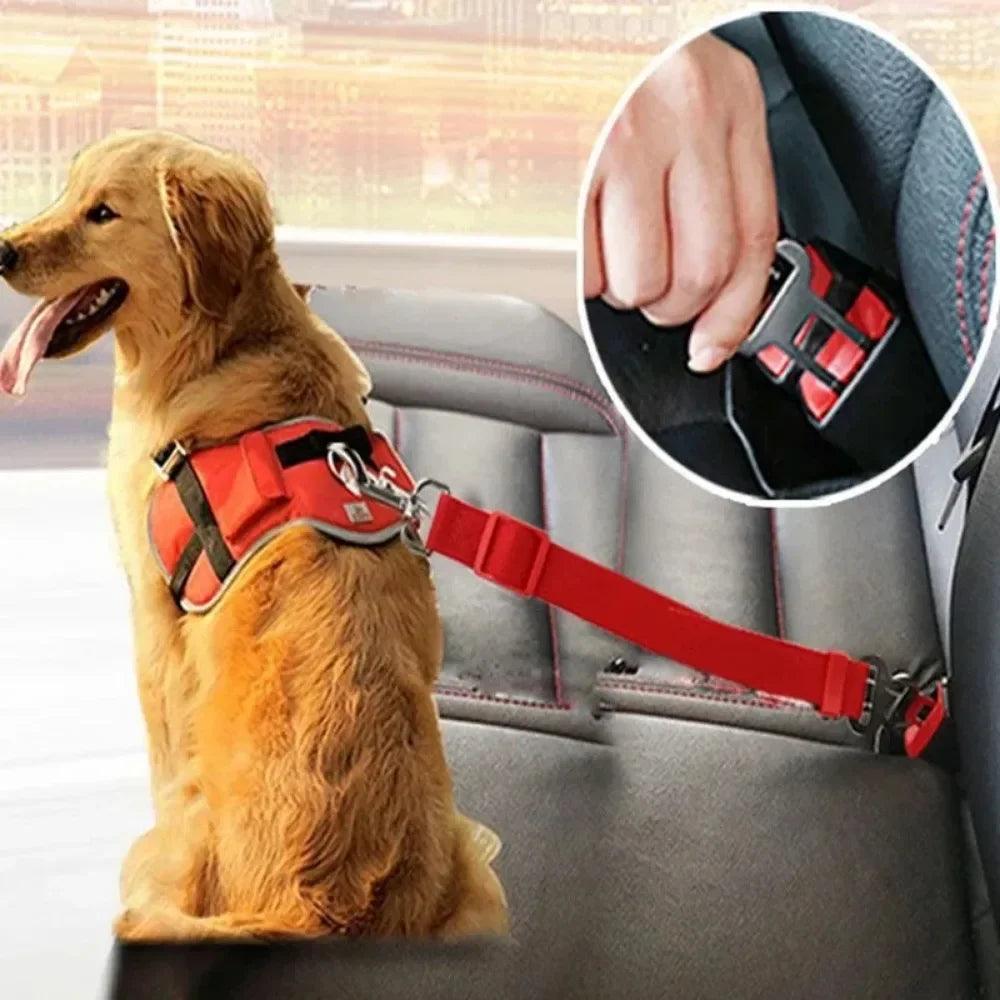 Adjustable Pet Car Seat Belt - Weird Wembley's Leashes & Collars 