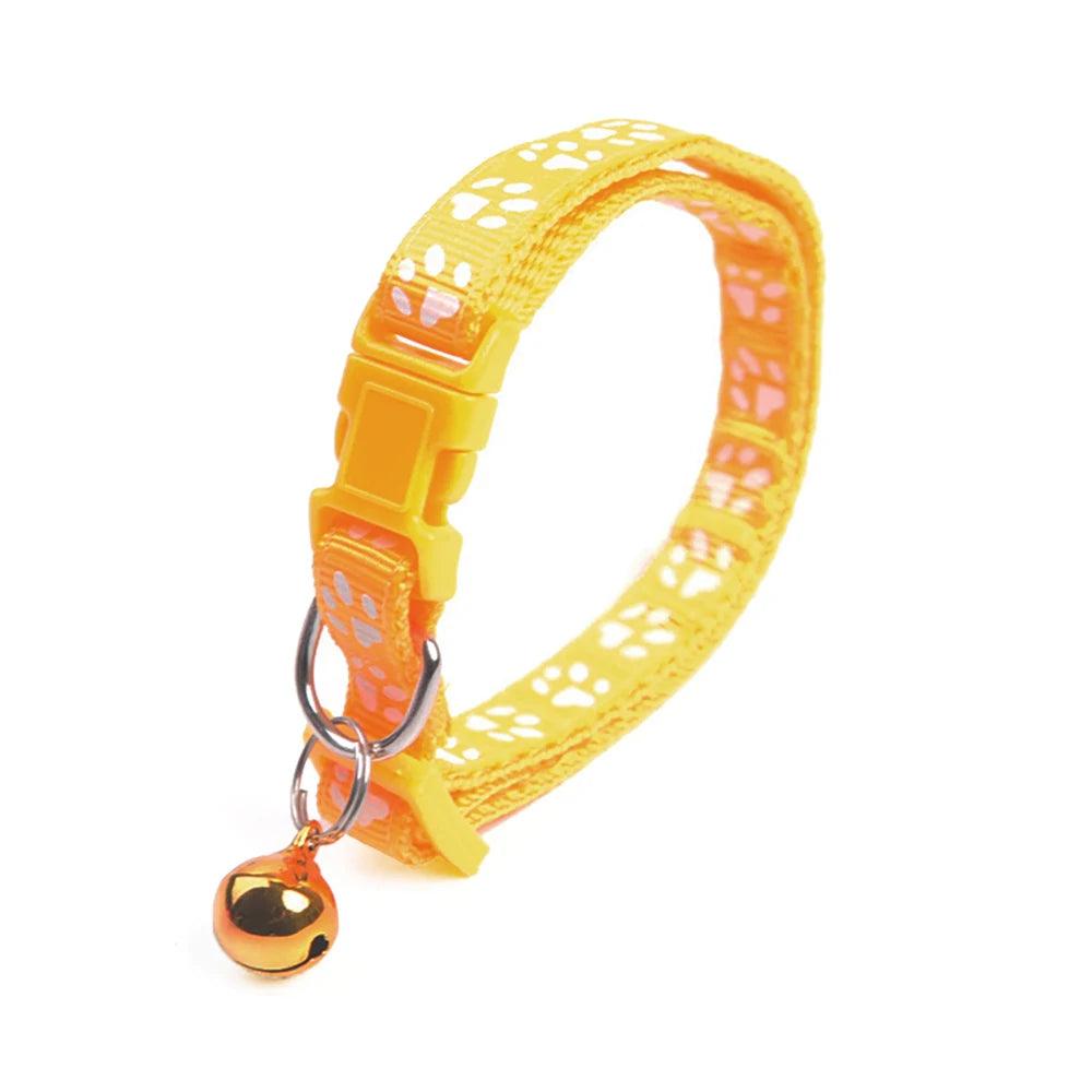 Reflective Safety Breakaway Cat Collar with Bell - Weird Wembley's Leashes & Collars 