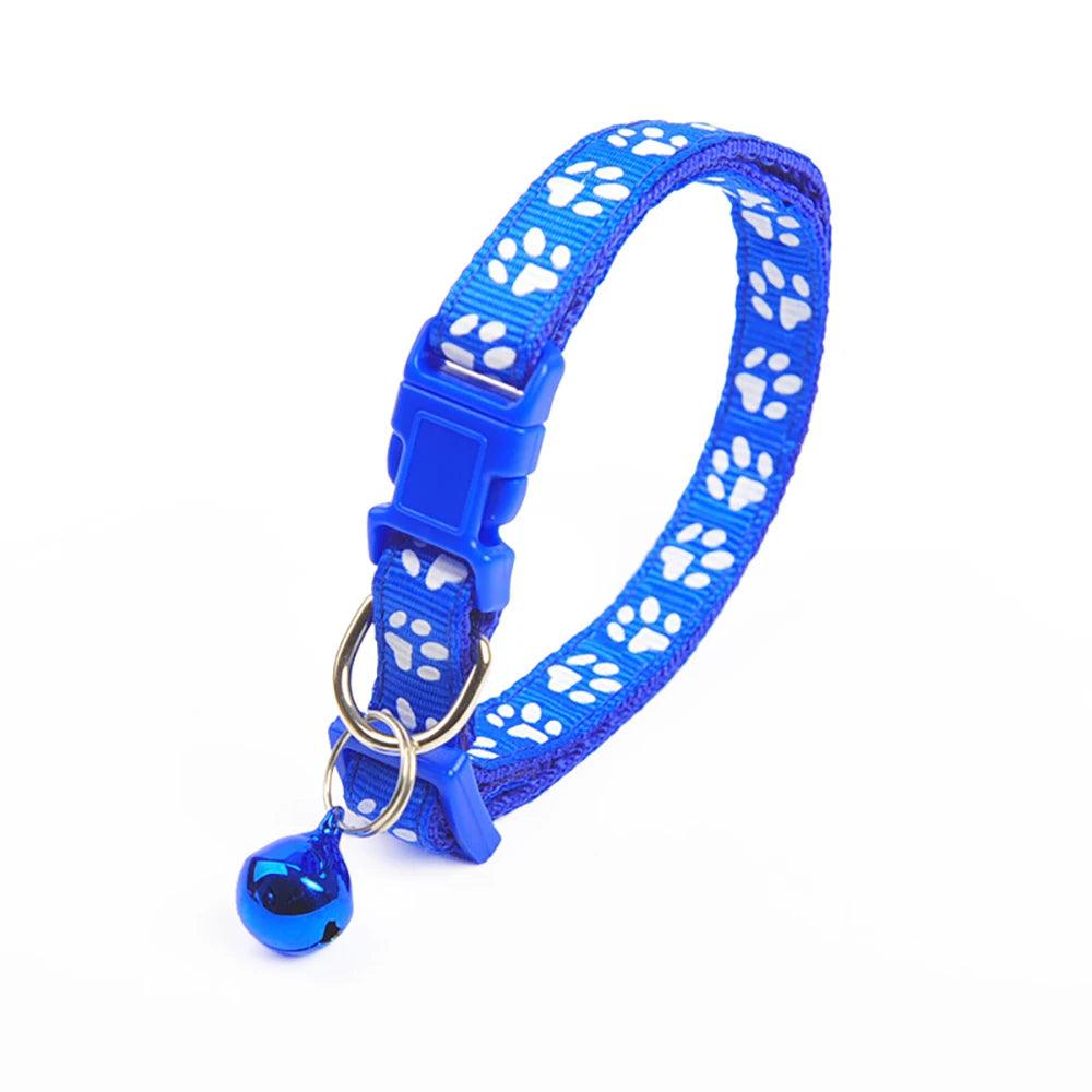 Reflective Safety Breakaway Cat Collar with Bell - Weird Wembley's Leashes & Collars 