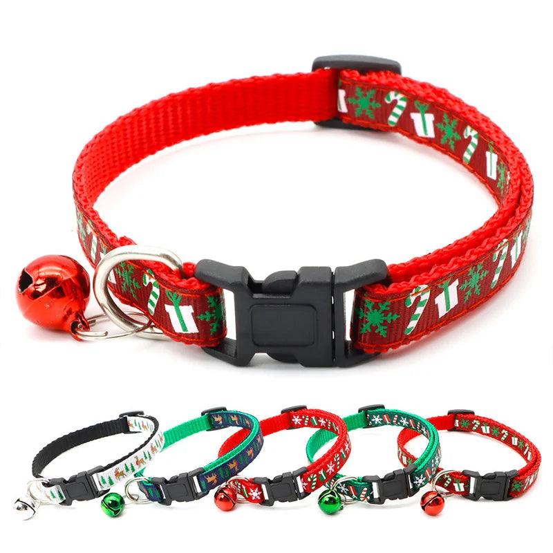 Christmas Safety Cat Collar - Weird Wembley's Leashes & Collars 