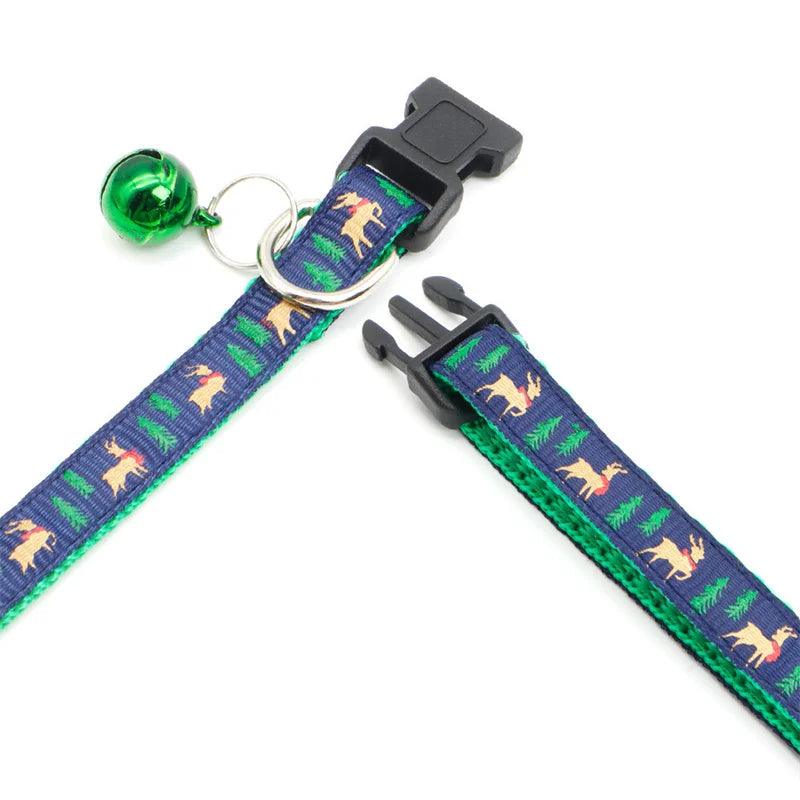 Christmas Safety Cat Collar - Weird Wembley's Leashes & Collars 