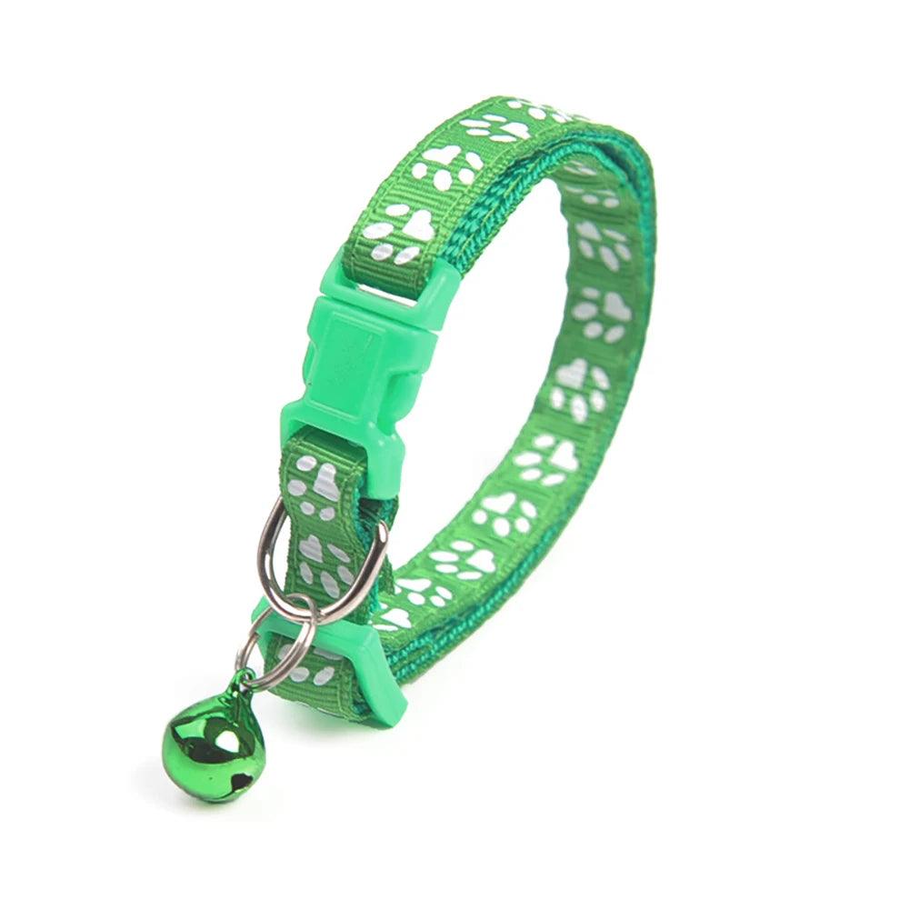 Reflective Safety Breakaway Cat Collar with Bell - Weird Wembley's Leashes & Collars 