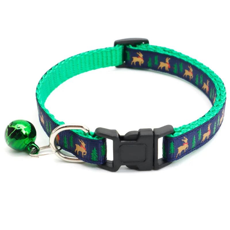 Christmas Safety Cat Collar - Weird Wembley's Leashes & Collars 