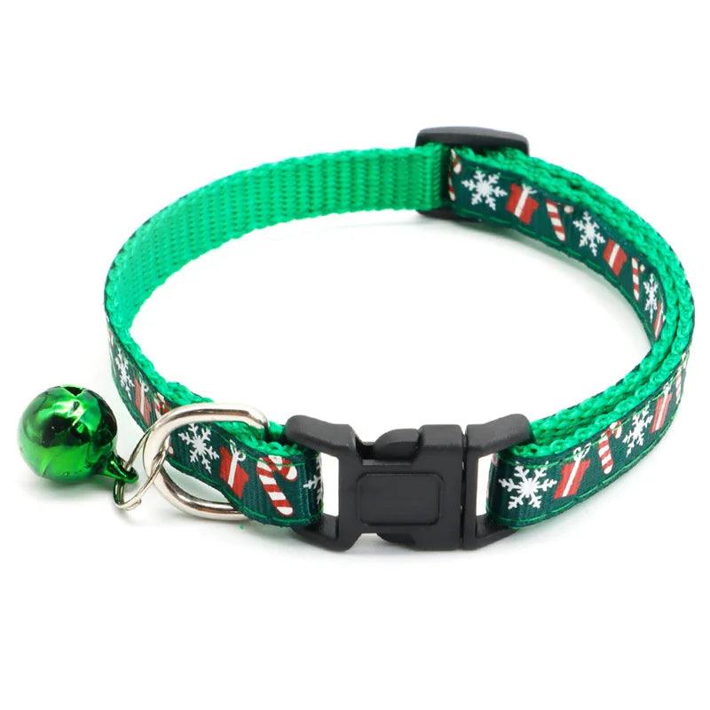 Christmas Safety Cat Collar - Weird Wembley's Leashes & Collars 