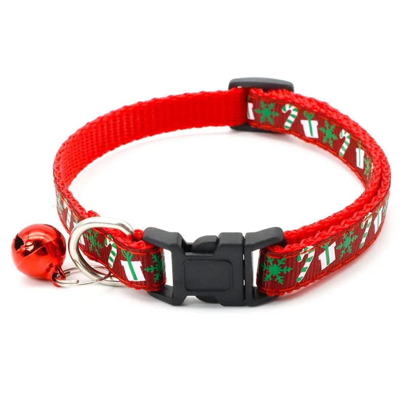 Christmas Safety Cat Collar - Weird Wembley's Leashes & Collars 