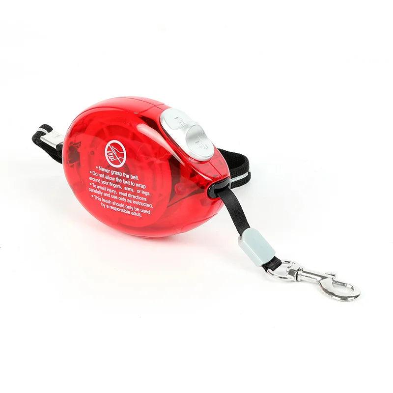 Portable Fashionable Pocket Retractable Leash Strap Lanyard 2.5m Automatic Extending Nylon Mini Dog Leash - Weird Wembley's Leashes & Collars 