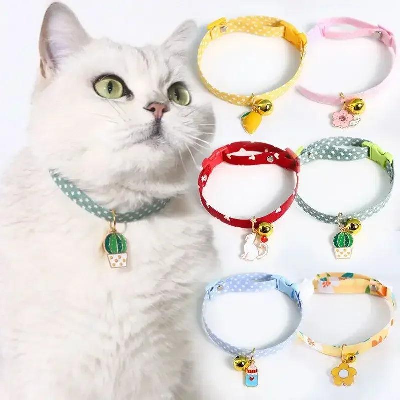 Breakaway Cat Collar With Bell - Weird Wembley's Leashes & Collars 