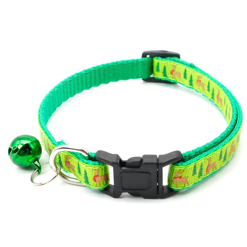 Christmas Safety Cat Collar - Weird Wembley's Leashes & Collars 