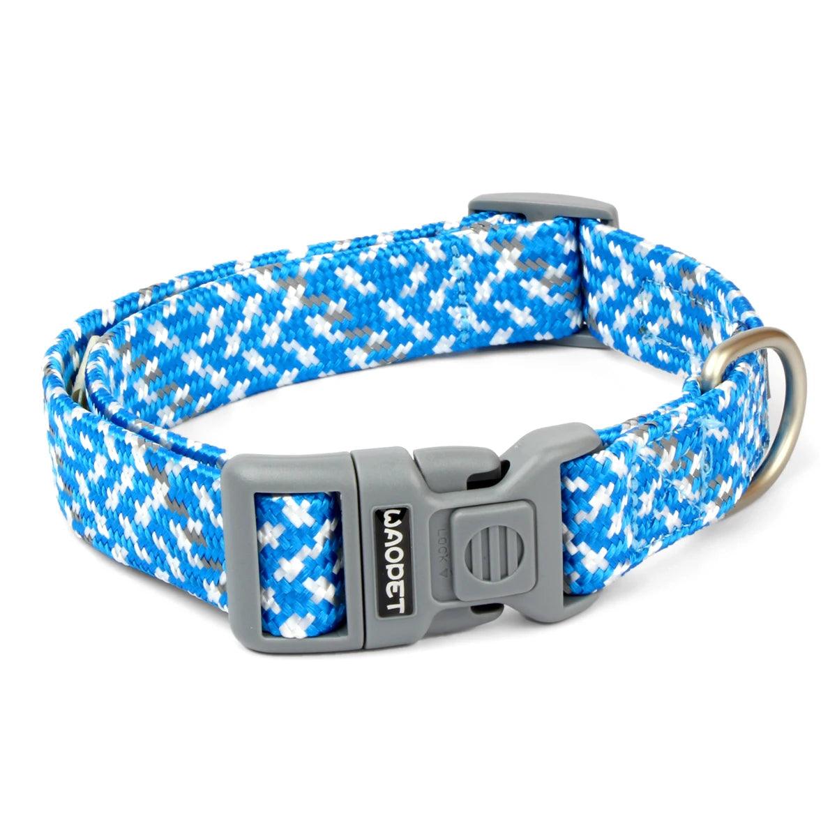 Reflective Collar For Dog Colorful Adjustable Collar - Weird Wembley's Leashes & Collars 