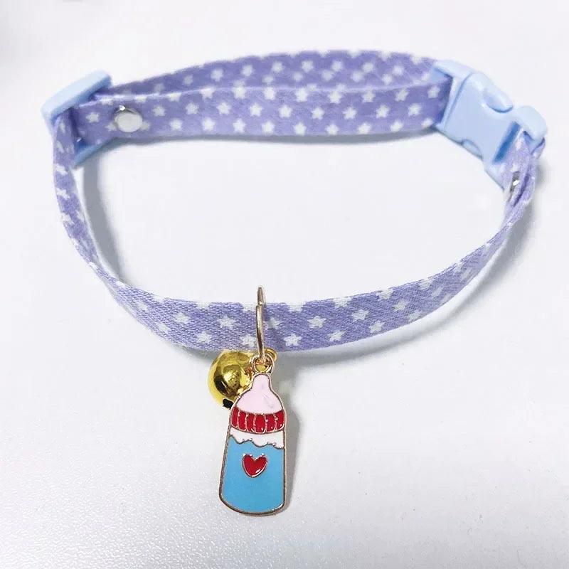 Breakaway Cat Collar With Bell - Weird Wembley's Leashes & Collars 