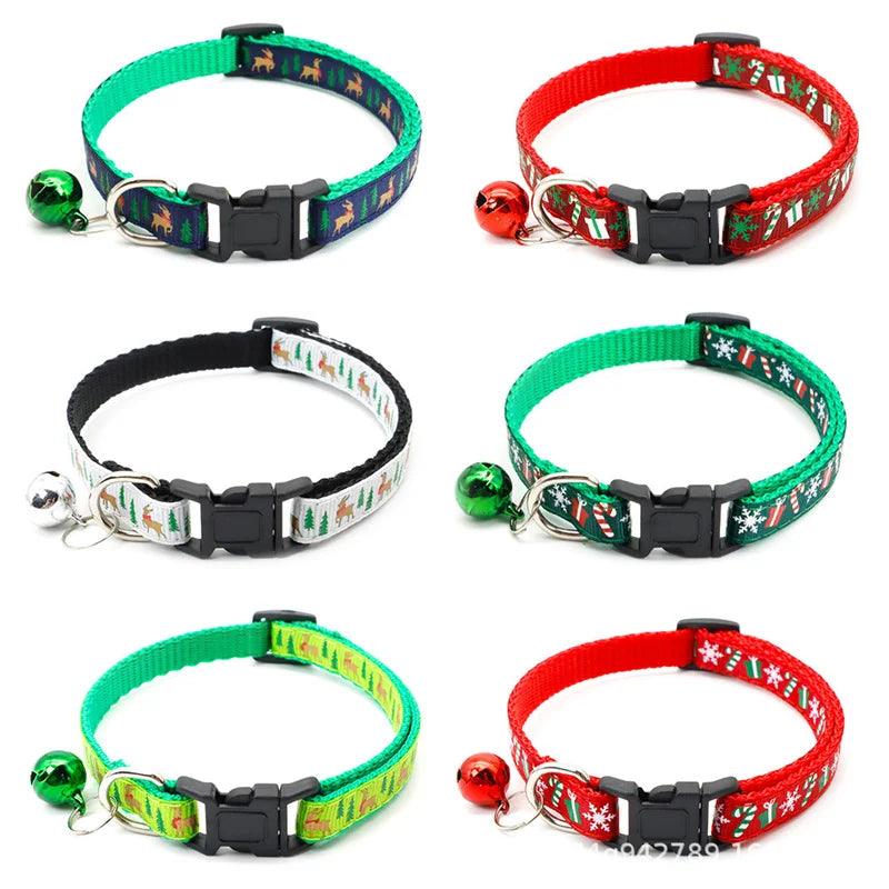 Christmas Safety Cat Collar - Weird Wembley's Leashes & Collars 