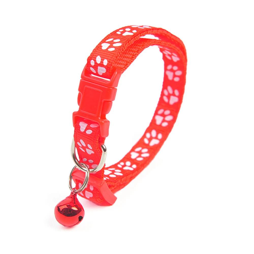 Reflective Safety Breakaway Cat Collar with Bell - Weird Wembley's Leashes & Collars 