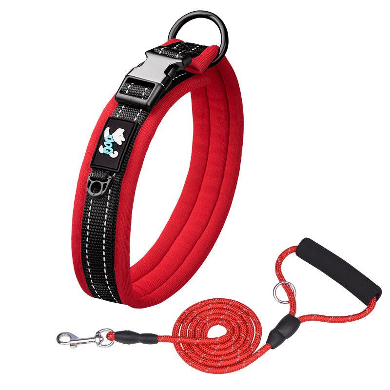 Pet Nylon Reflective Collar Leash Set - Weird Wembley's Leashes & Collars 