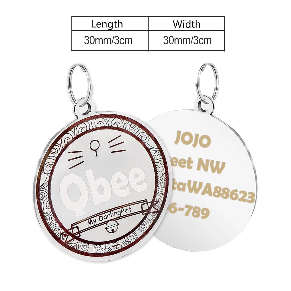 Personalized Dog ID Tags - Weird Wembley's Leashes & Collars 