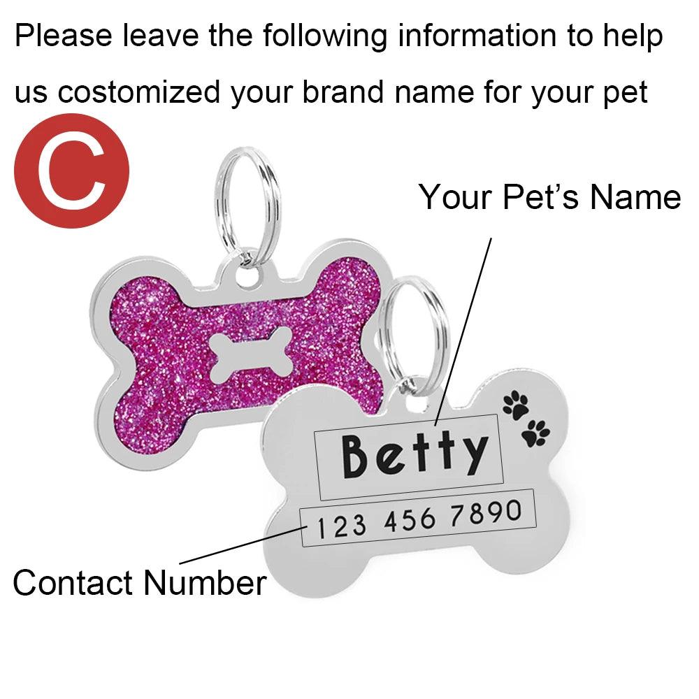 Personalized Dog ID Tags - Weird Wembley's Leashes & Collars 