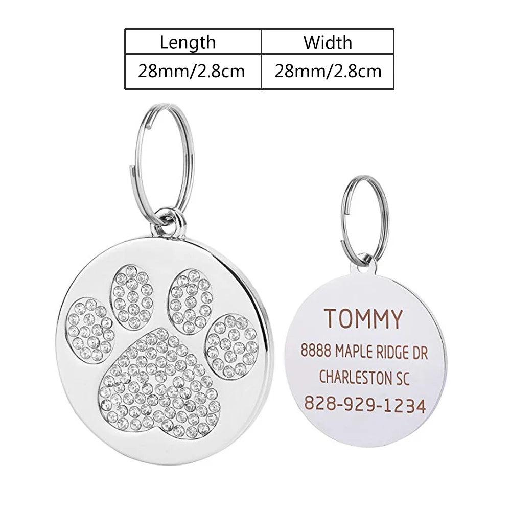 Personalized Dog ID Tags - Weird Wembley's Leashes & Collars 