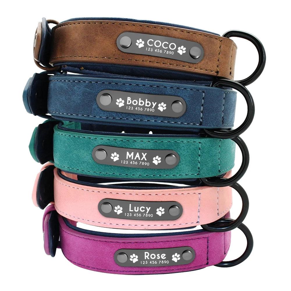 Custom Durable Leather Dog Collars and Leashes - Weird Wembley's Leashes & Collars 