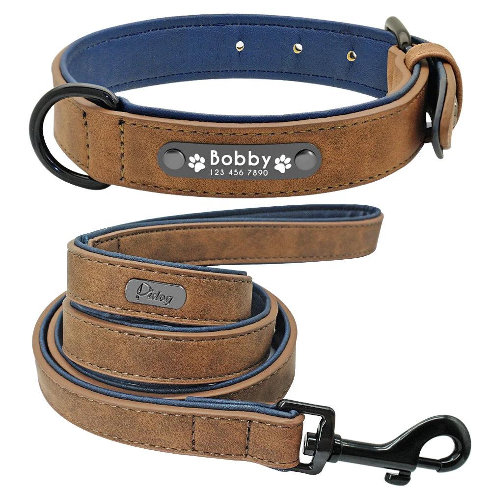 Custom Durable Leather Dog Collars and Leashes - Weird Wembley's Leashes & Collars 