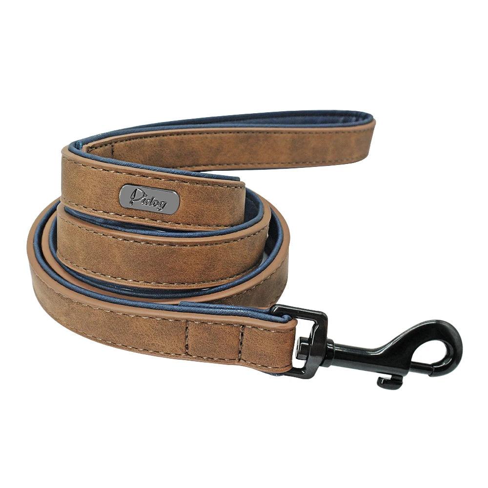 Custom Durable Leather Dog Collars and Leashes - Weird Wembley's Leashes & Collars 