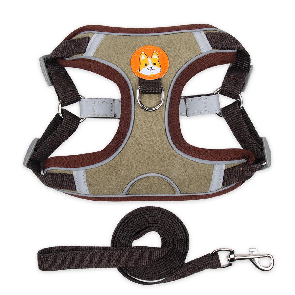 Reflective Soft Mesh Harness - Weird Wembley's Leashes & Collars 