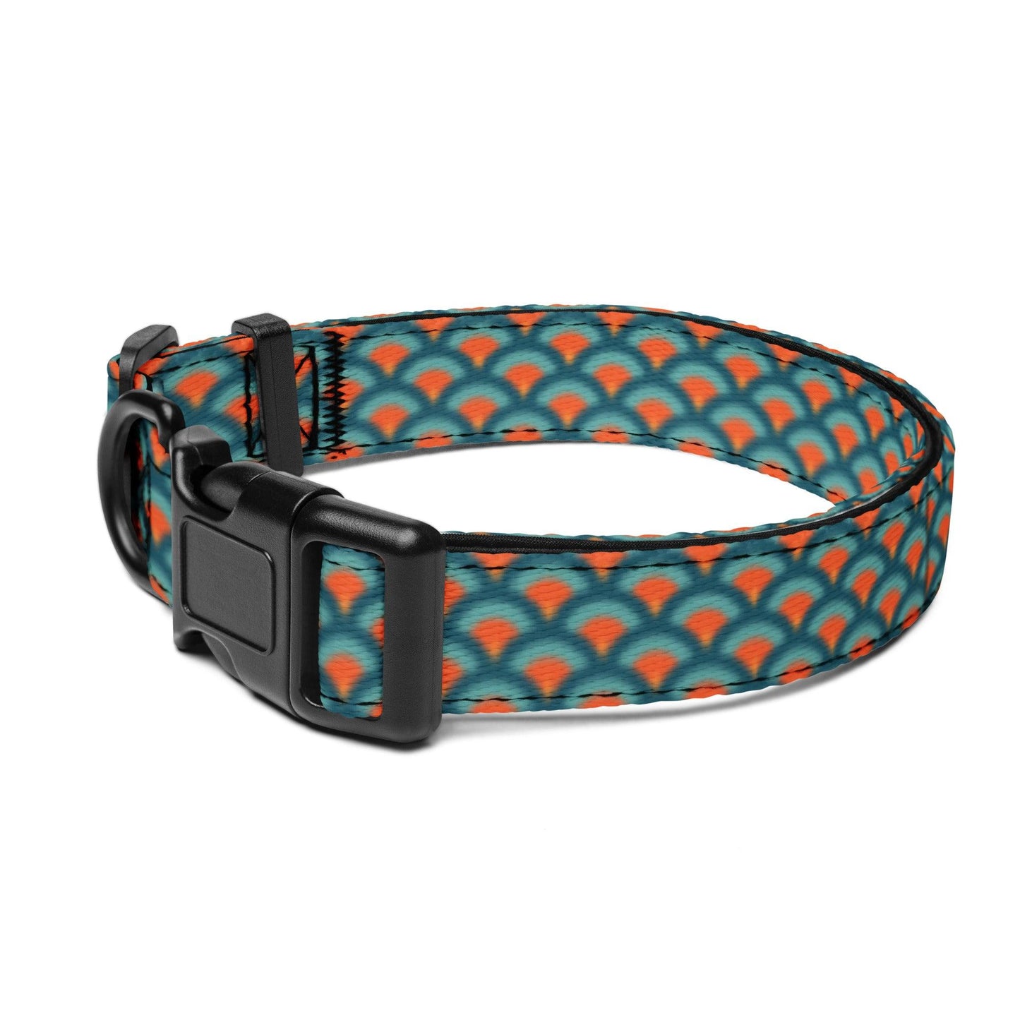 Adjustable Pet Collar with Vibrant Pattern and Secure Buckle Ships Free - Weird Wembley's Leashes & Collars 