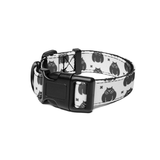 Dog collar With Owls Ships Free - Weird Wembley's Leashes & Collars 